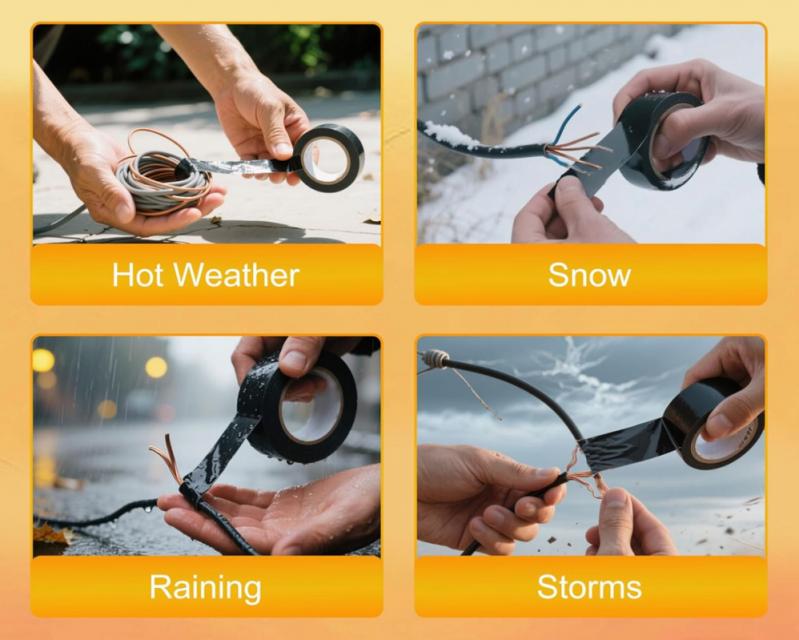 ELECTRICAL TAPE เทปพันสายไฟพันท่อ ราคาส่งแพ็ค 25 บาท