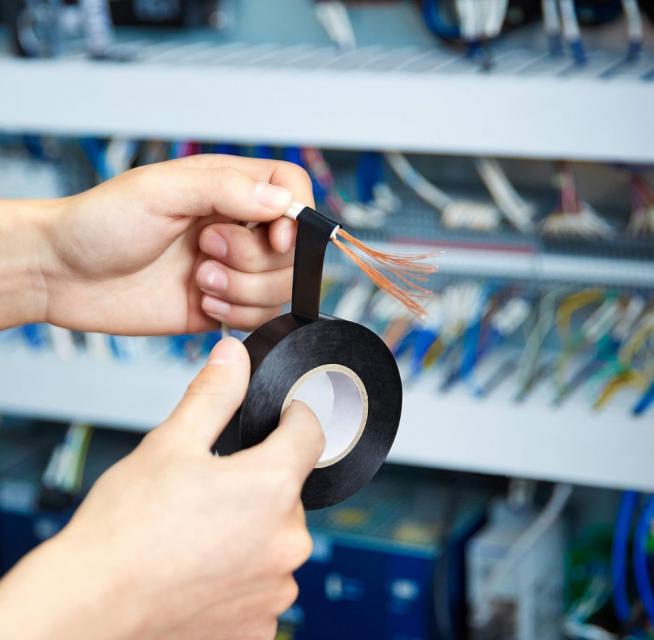 ELECTRICAL TAPE เทปพันสายไฟพันท่อ ราคาส่งแพ็ค 25 บาท