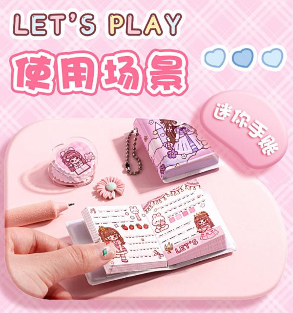 Mini portable notebook สมุดโน็ตจิ๋วพกพา ซื้อ 1 แถม 1